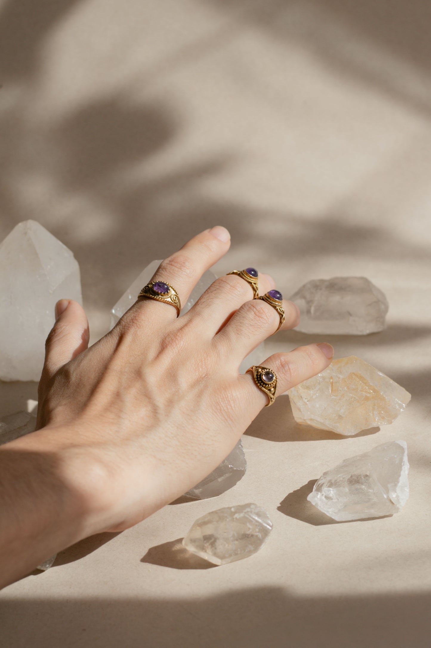 Anillo de amatista - Joyería mágica