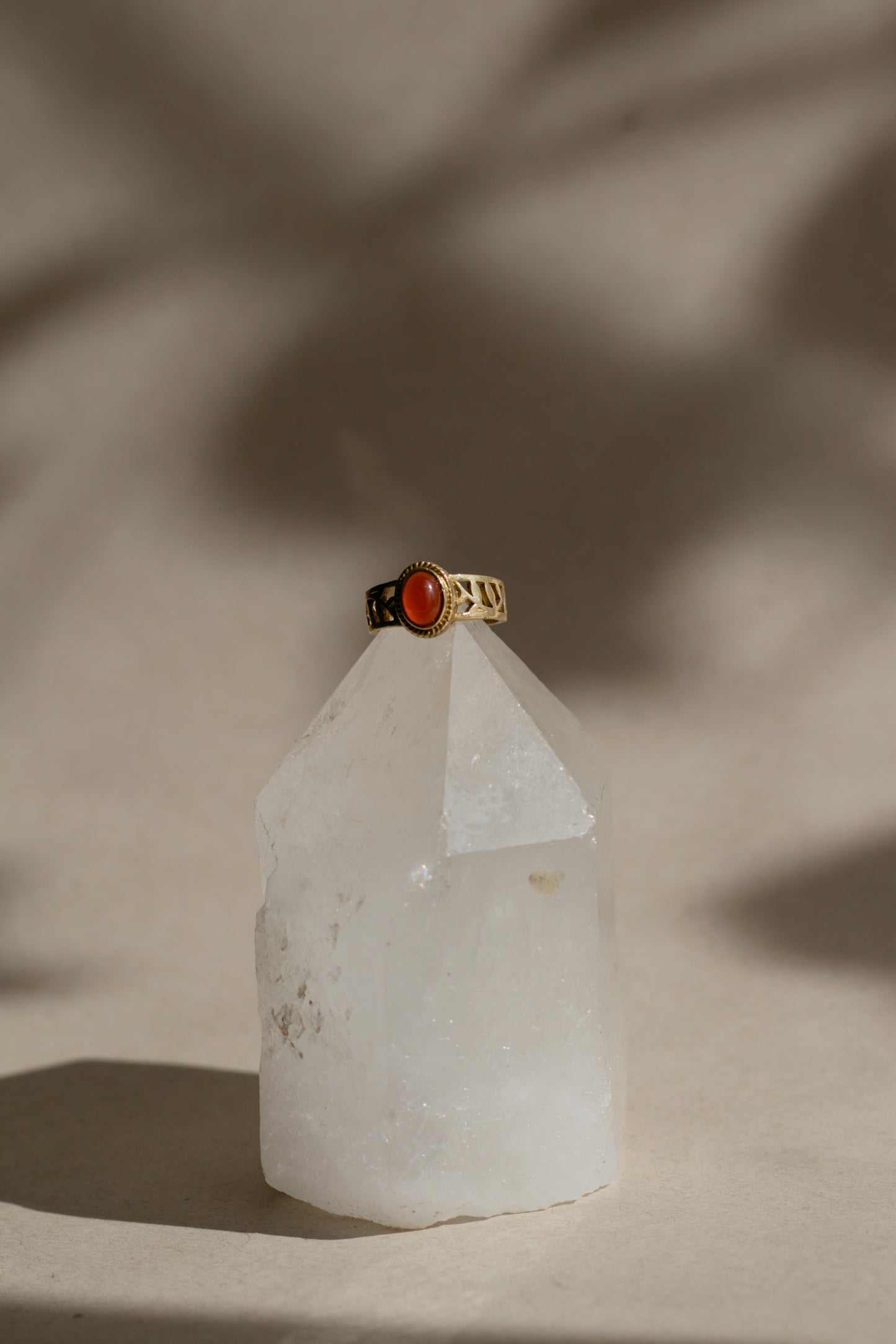 Anillo de cornalina - Joyería mágica