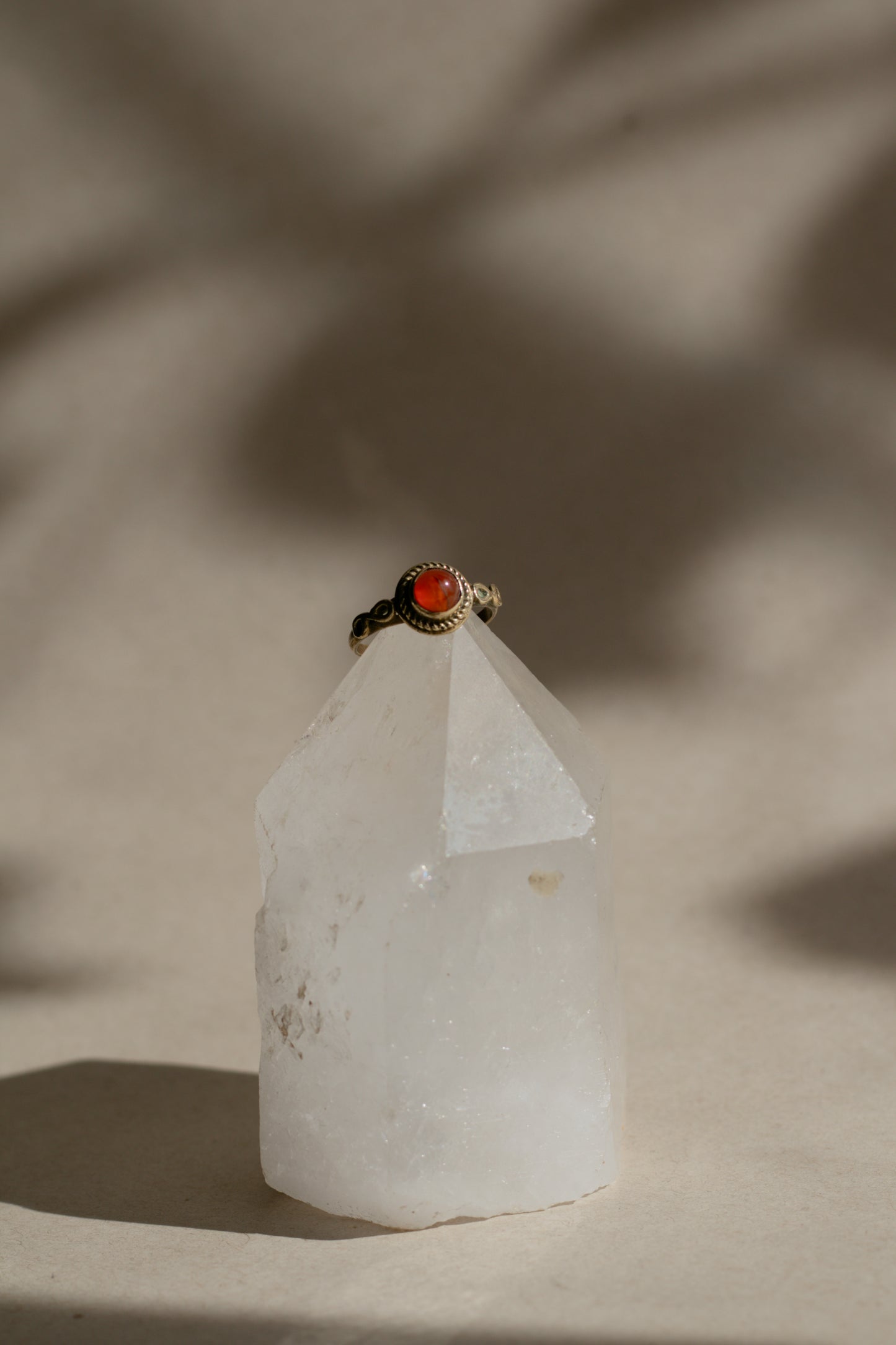 Anillo de cornalina - Joyería mágica