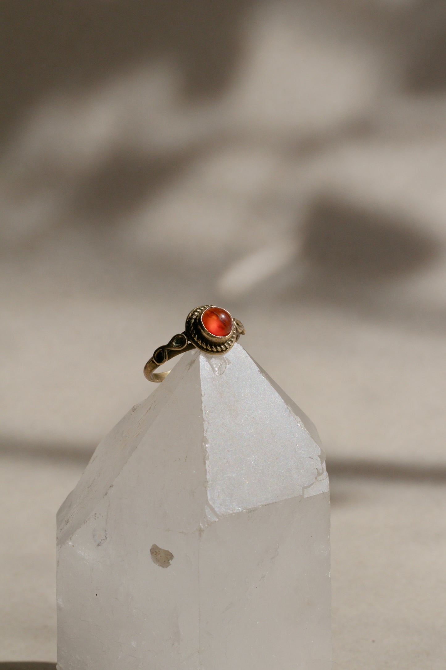 Anillo de cornalina - Joyería mágica