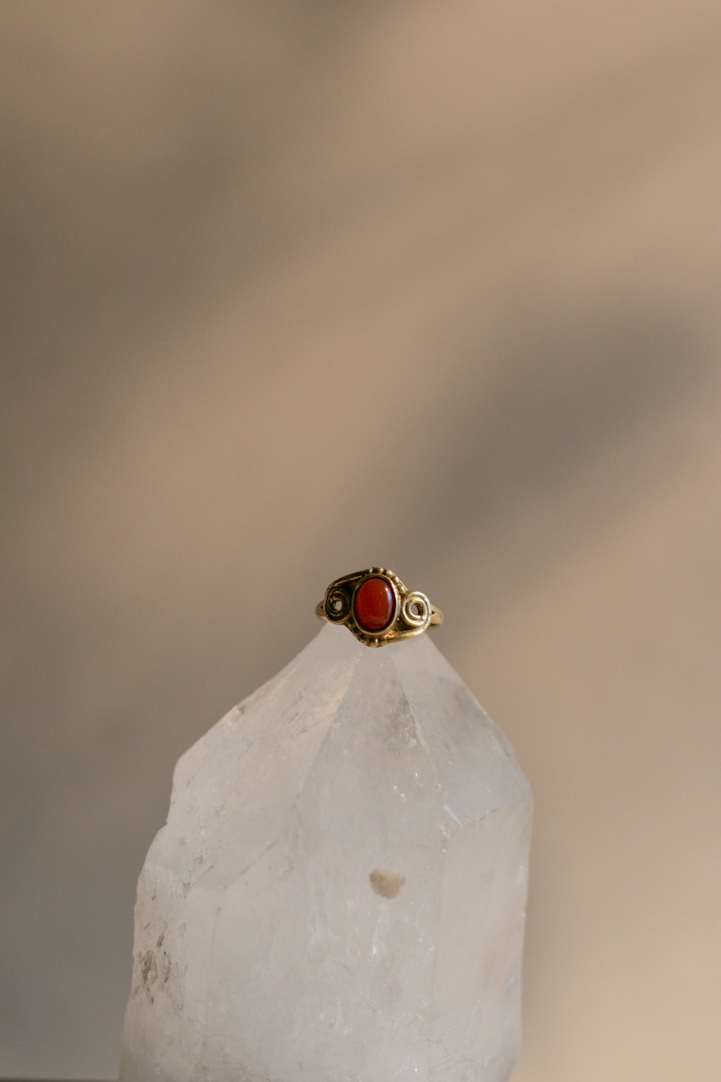 Anillo de cornalina - Joyería mágica