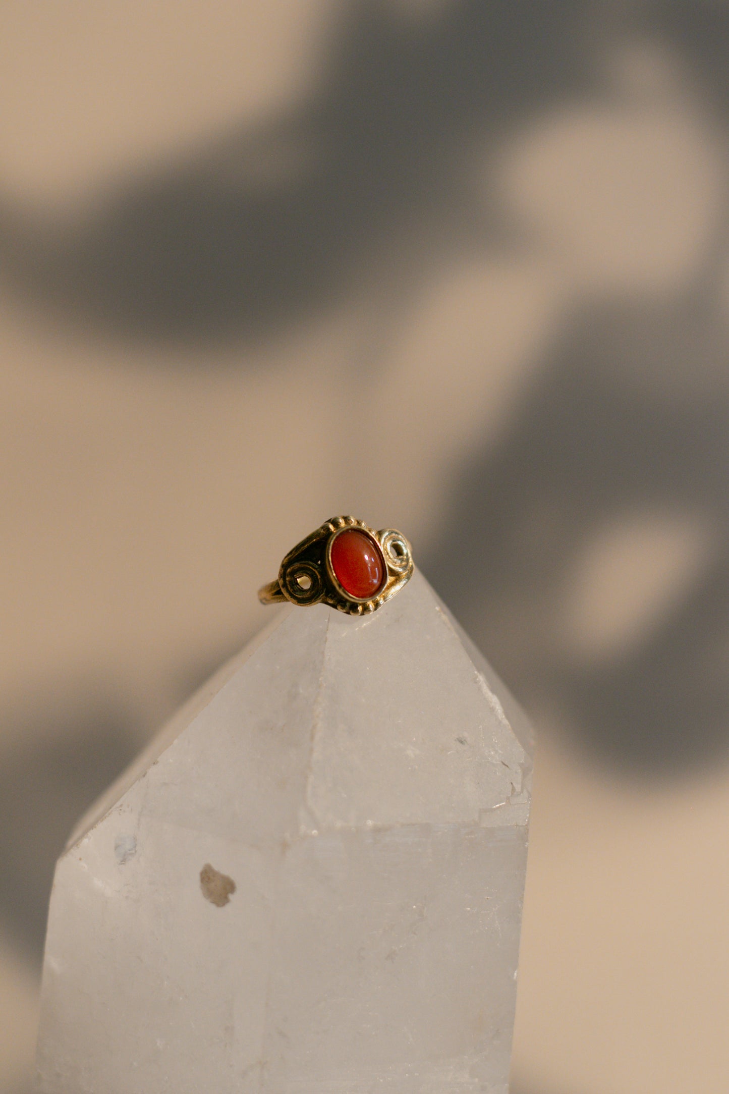 Anillo de cornalina - Joyería mágica