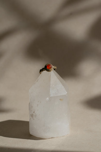 Anillo de cornalina - Joyería mágica