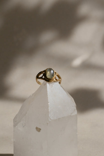 Anillo de labradorita - Joyería mágica