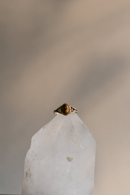 Anillo de ojo de tigre - Joyería mágica