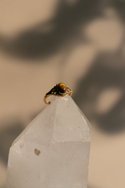Anillo de ojo de tigre - Joyería mágica