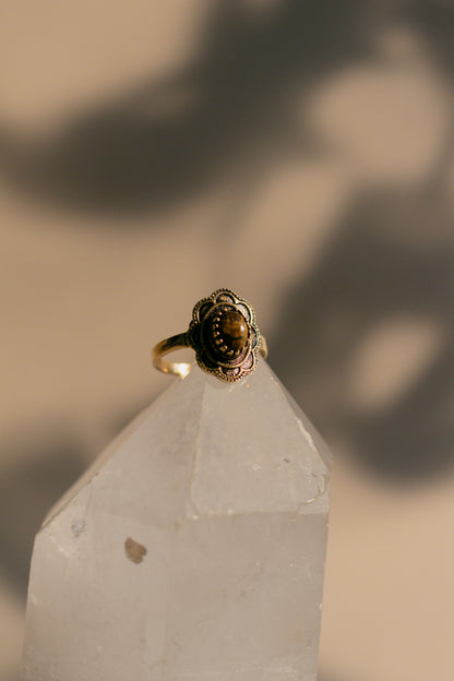 Anillo de ojo de tigre - Joyería mágica
